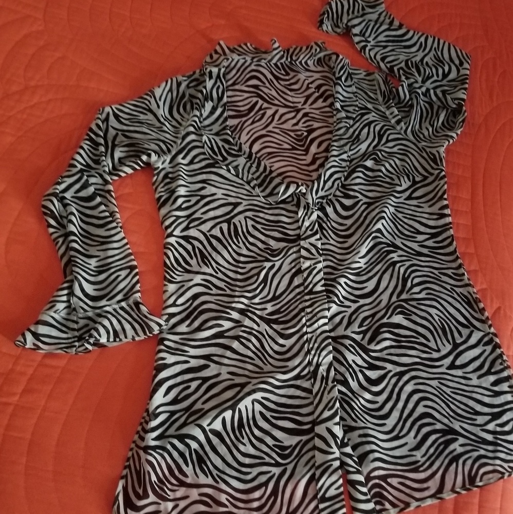 Neva wore blouses or nite shirt